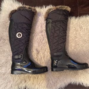 Santana Canada Boots Clarissa Rain Waterproof Faux Fur Boots Womens EU 38 / US 8